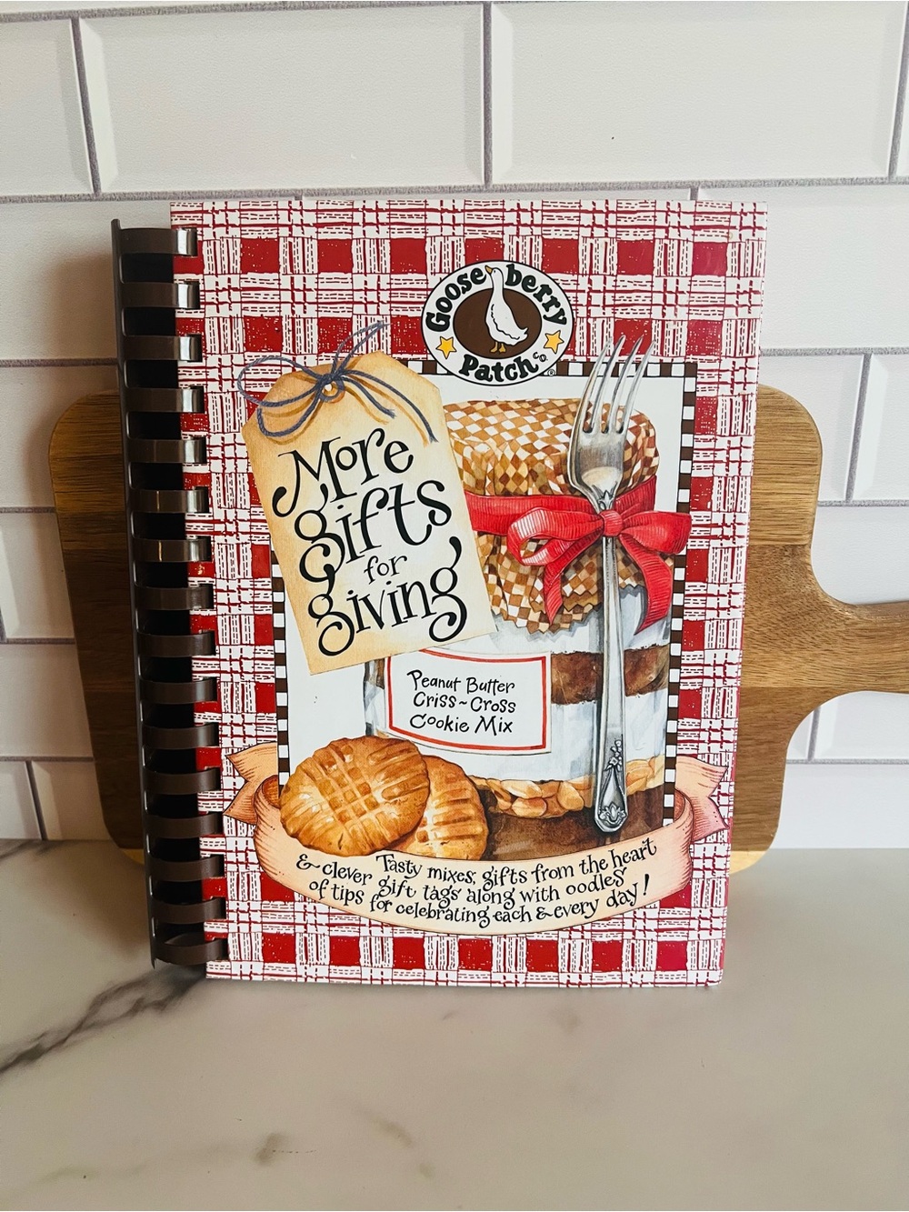 Gooseberry Patch More Gifts for Giving Cookbook - Red Plaid